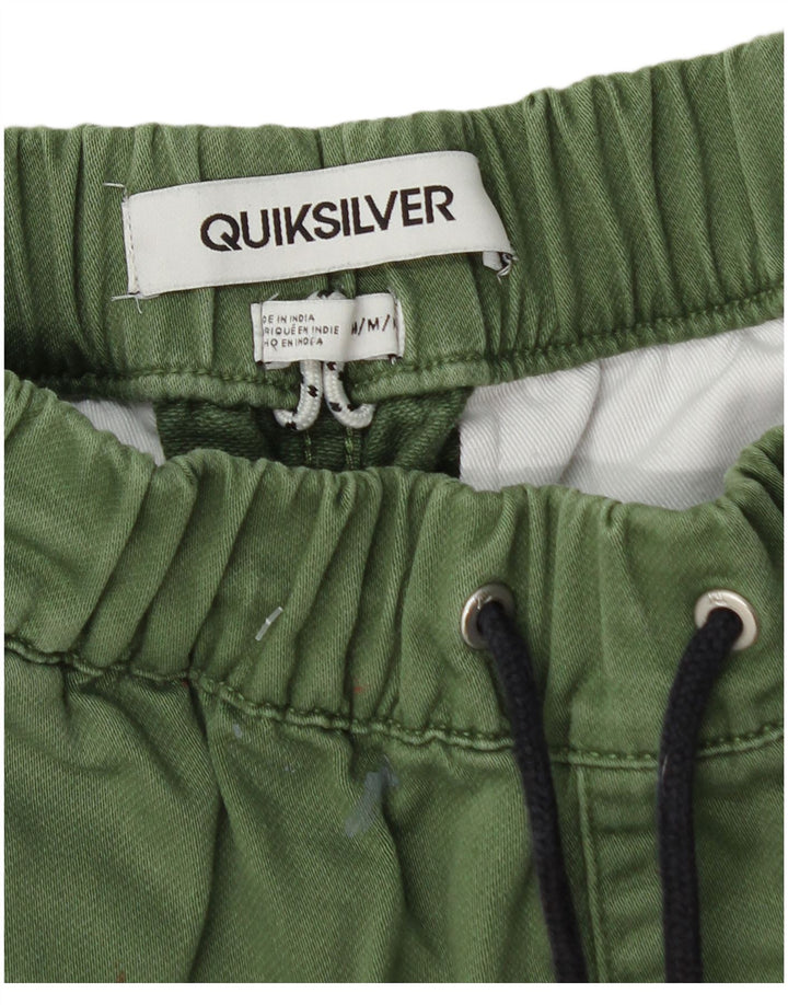 Pantaloni Chino Drepți Quiksilver Bărbați Mediu L30 L30 Poliester verde