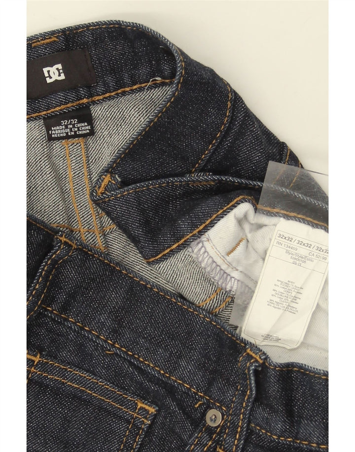 DC Womens Skinny Jeans W32 L24 Navy Blue Cotton Vintage DC and Second-Hand DC from Messina Hembry 