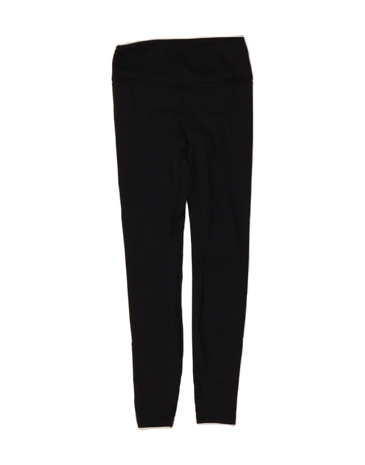 UNDER ARMOUR Womens Leggings UK 4 XS Black Polyester Vintage Under Armour and Second-Hand Under Armour from Messina Hembry 