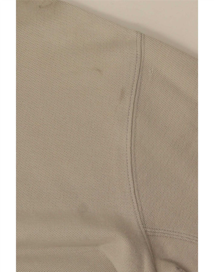 Tricou polo Timberland pentru bărbați, bumbac gri mediu