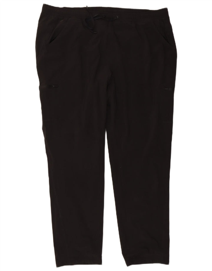 EDDIE BAUER Pantaloni de trening cargo pentru femei US 22 3XL Poliester negru