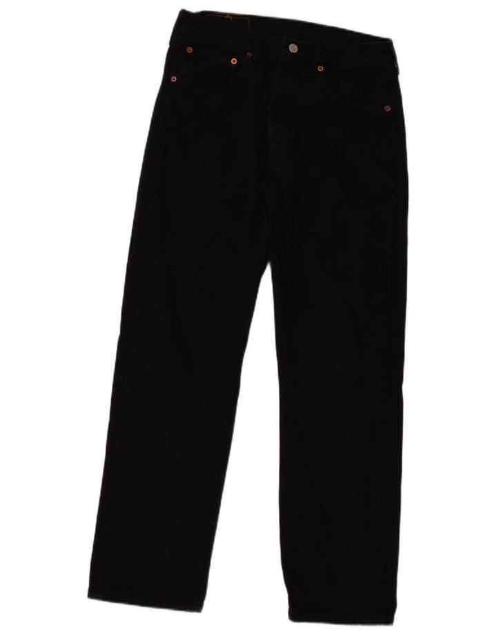 Blugi drepti pentru femei Levi's 501 W32 L30 bumbac negru