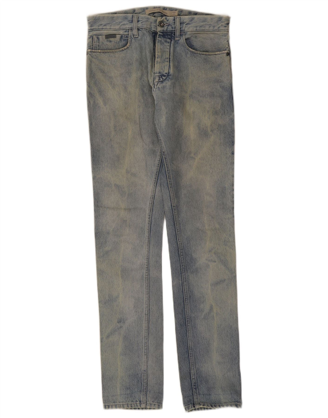 Blugi slim pentru bărbați Calvin Klein W28 L34 Bumbac albastru