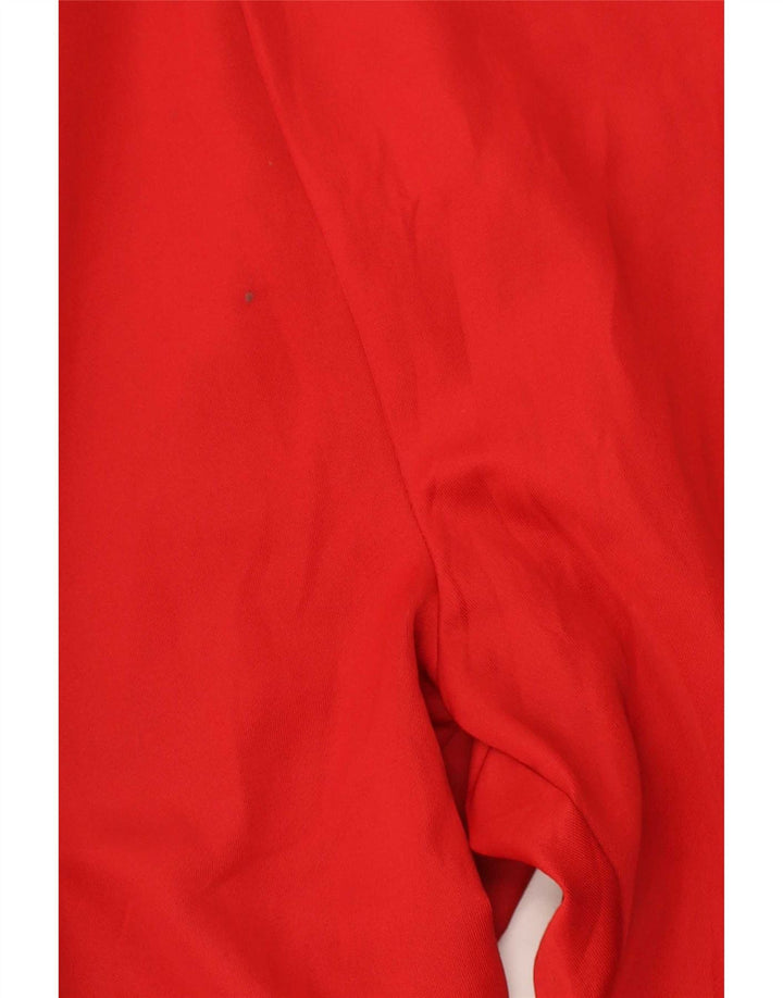 Pantaloni de trening Zara pentru femei EU 30 W30 L29 Poliester color bloc roșu