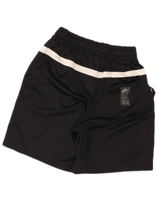 Pantaloni scurți sport grafic Nike pentru bărbați, medii, negru, poliester color bloc