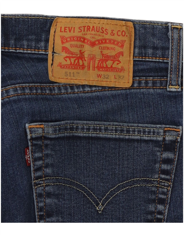 Blugi 511 Slim LEVI'S pentru bărbați W32 L29 Bumbac albastru
