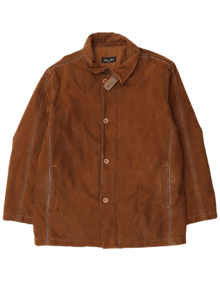 Jachetă vintage pentru bărbați EU 56 3XL maro