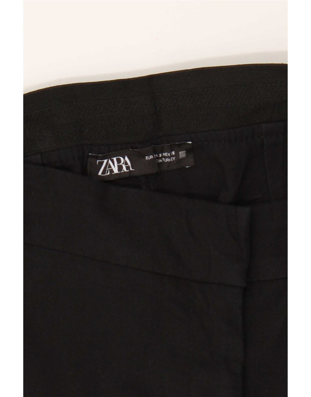 Pantaloni chino slim pentru femei Zara Mici L26 L27 Negri