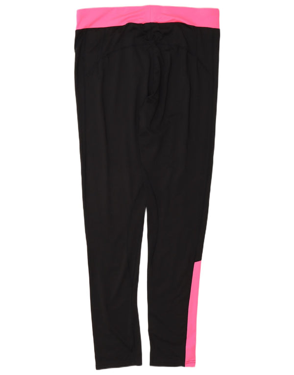 Leggings pentru femei Ellesse UK 16, mare, negru, poliester color bloc