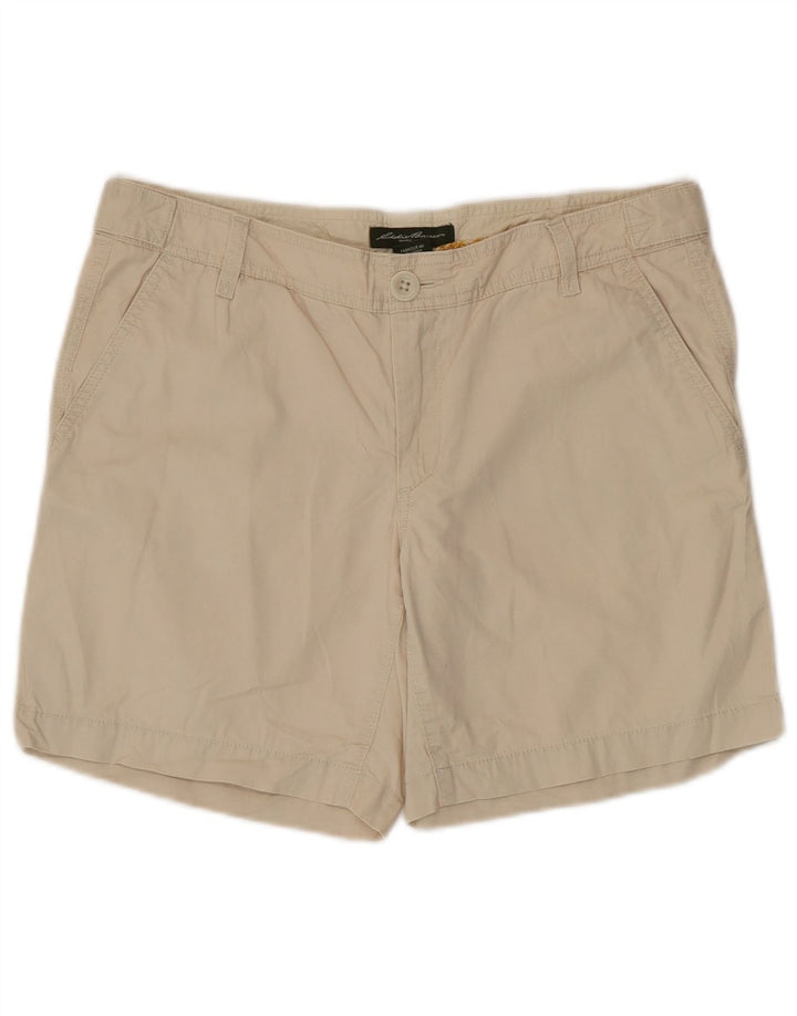 EDDIE BAUER Pantaloni scurti chino pentru femei US 6 Medium W34 Bej Bumbac