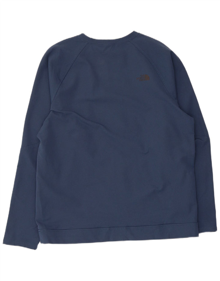 Hanorac pentru bărbați The North Face Pulover mare din poliester bleumarin