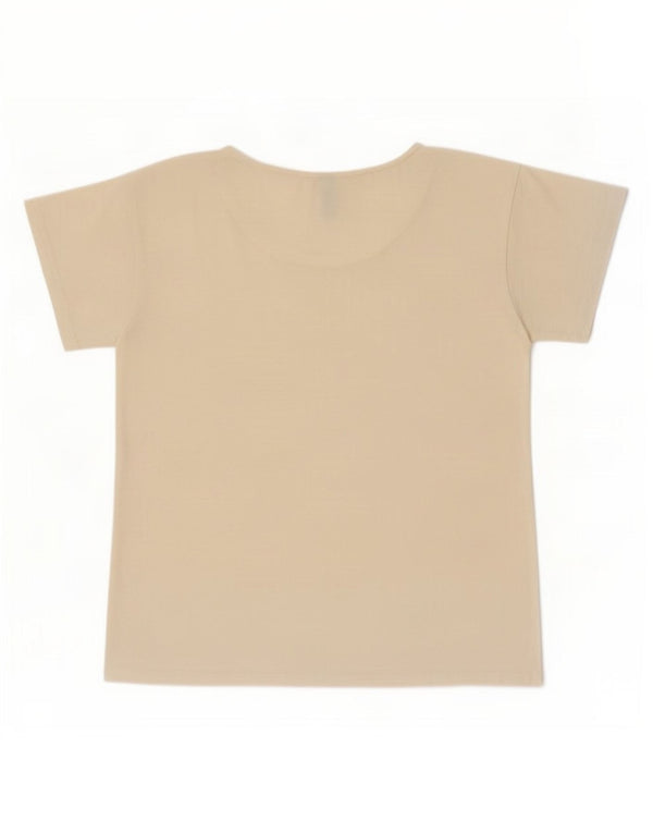 Woolrich Tricou pentru femei Top UK 12 Medium Off White Bumbac