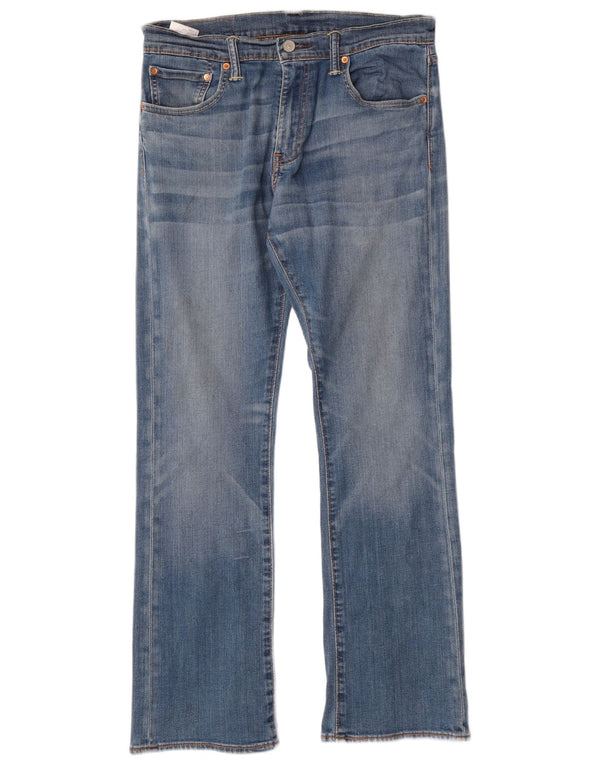 Blugi pentru bărbați LEVI'S 527 Bootcut W30 L32 Bumbac albastru