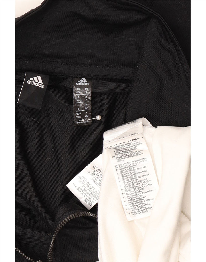 Jachetă de trening Adidas pentru bărbați Marea Britanie 48/50 XL Poliester color bloc negru