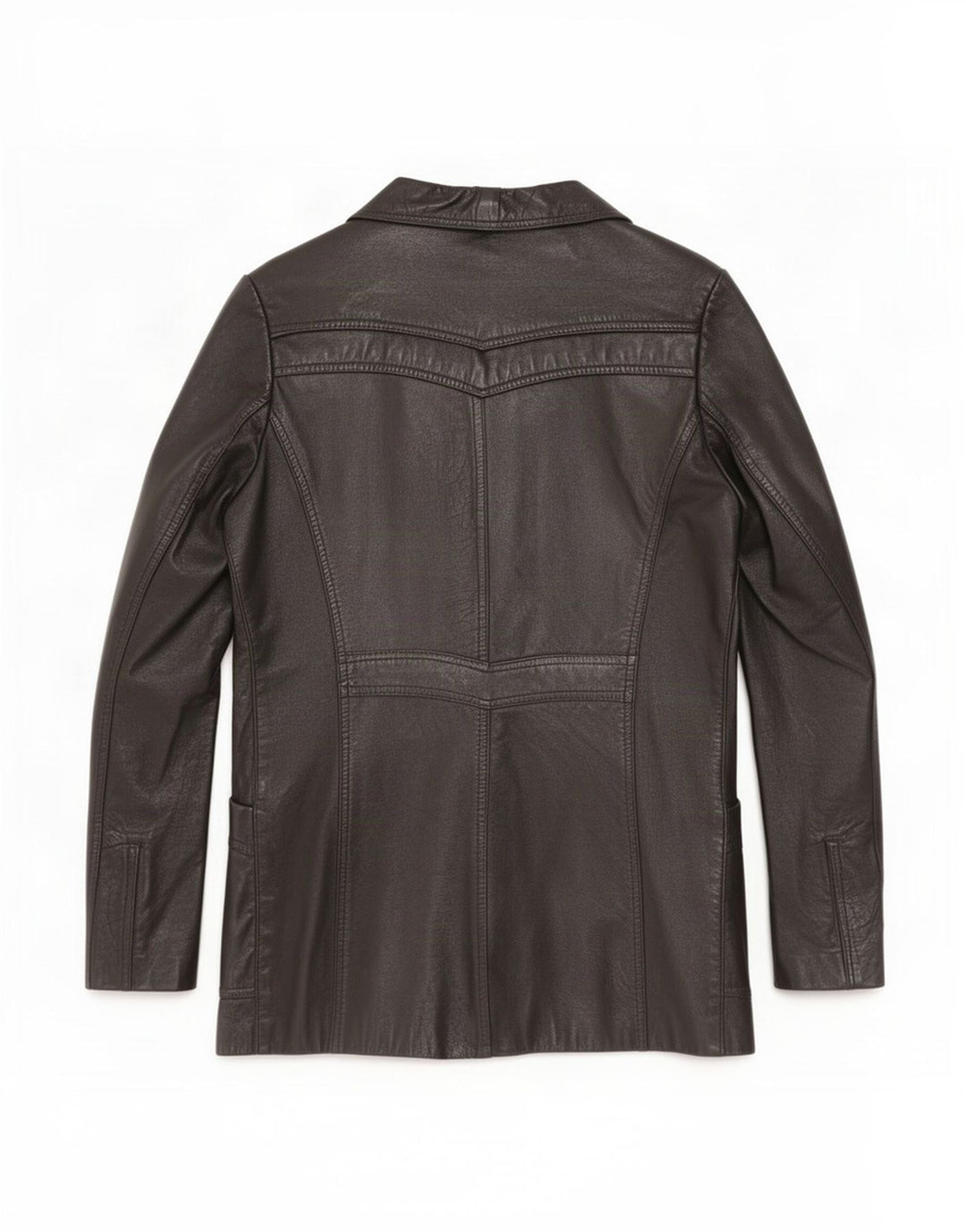 Geacă de piele vintage pentru femei IT 42 Medium Black
