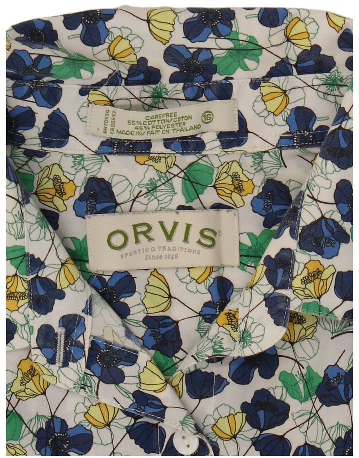 Cămașă pentru femei Orvis UK 16, mare, multicoloră, din bumbac floral
