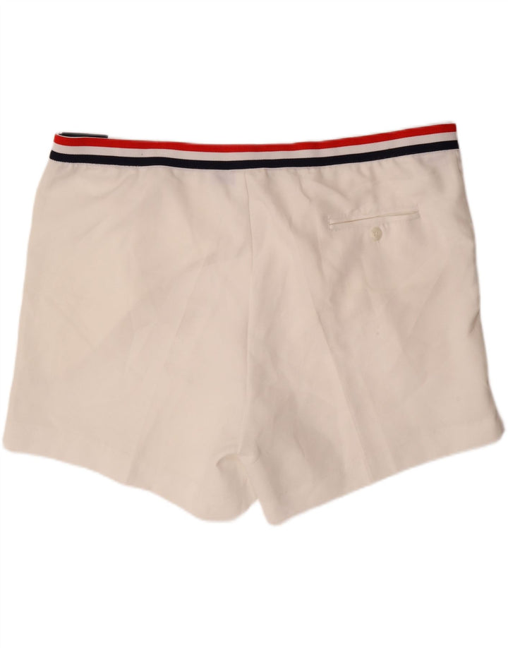 VINTAGE Mens Chino Shorts IT 56 3XL W42 White Polyester