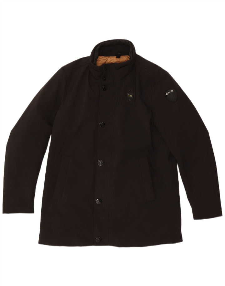 Jachetă căptușită pentru bărbați Blauer UK 40, mare, negru, nailon
