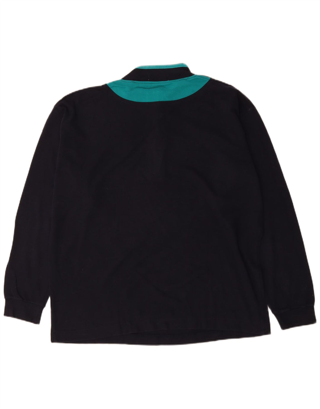 Trening pentru bărbați Fila, cu fermoar și gât, pulover, top IT 54 XL, albastru bleumarin, color block