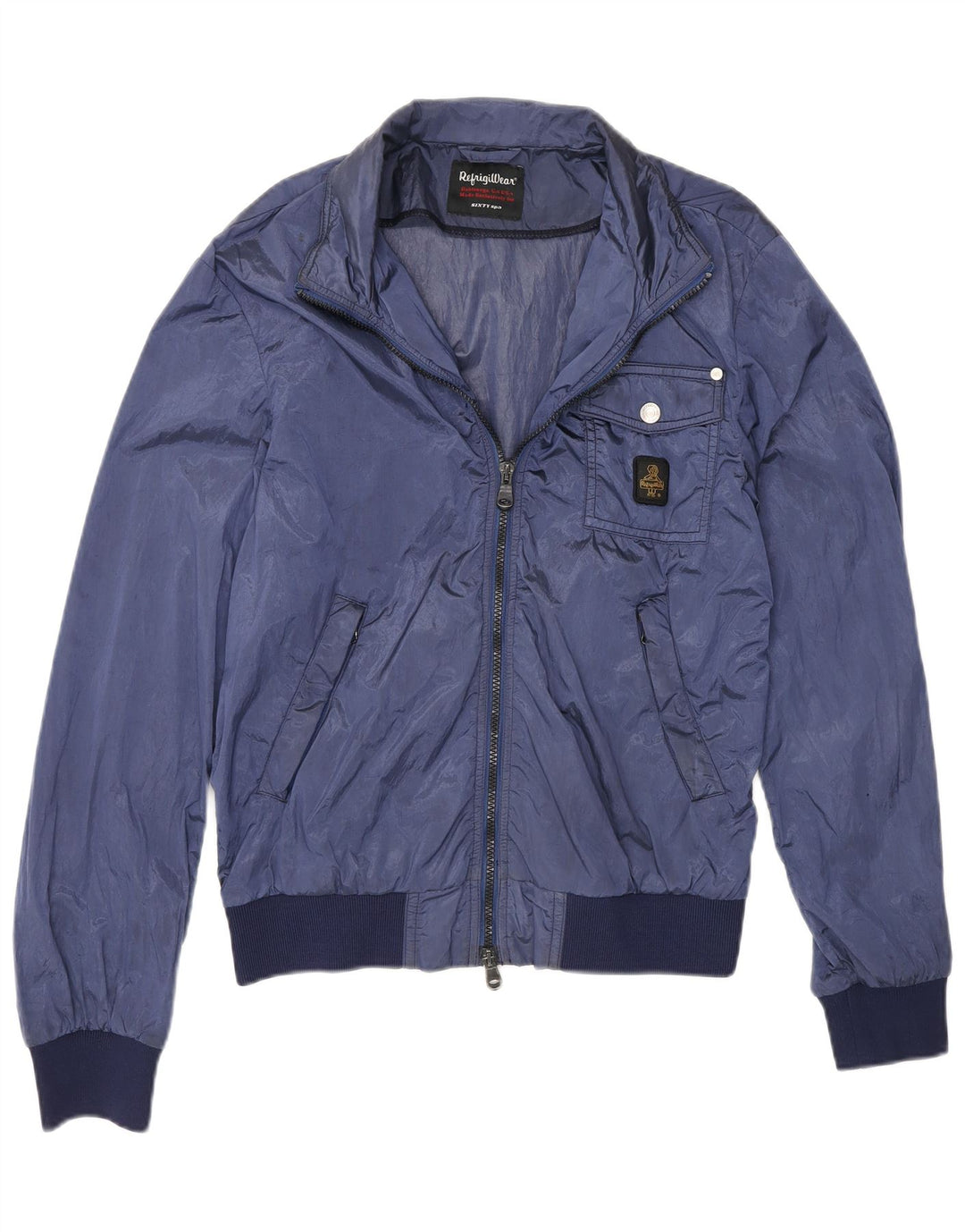 Jachetă Bomber pentru bărbați Refrigiwear IT 46 Small Blue Colorblock Poliamidă