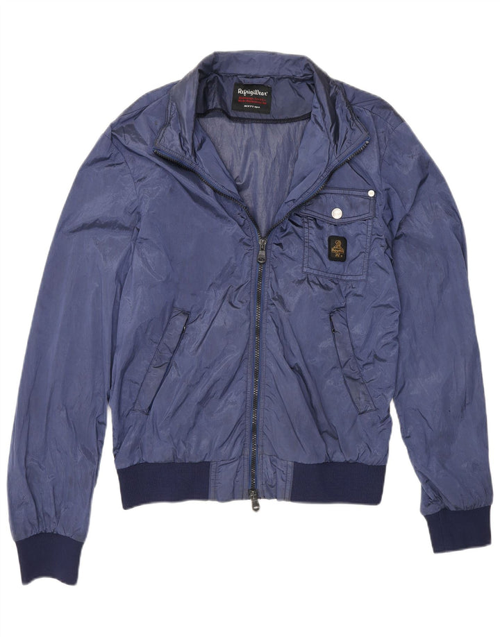 Jachetă Bomber pentru bărbați Refrigiwear IT 46 Small Blue Colorblock Poliamidă