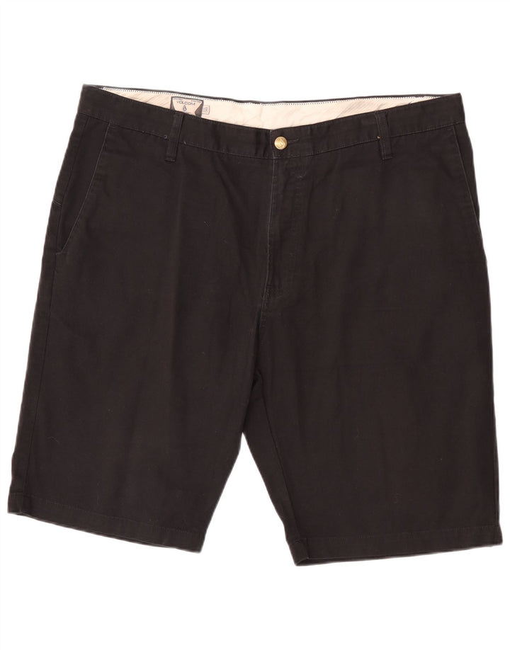 Pantaloni scurți chino pentru bărbați Volcom W38 XL, bumbac negru