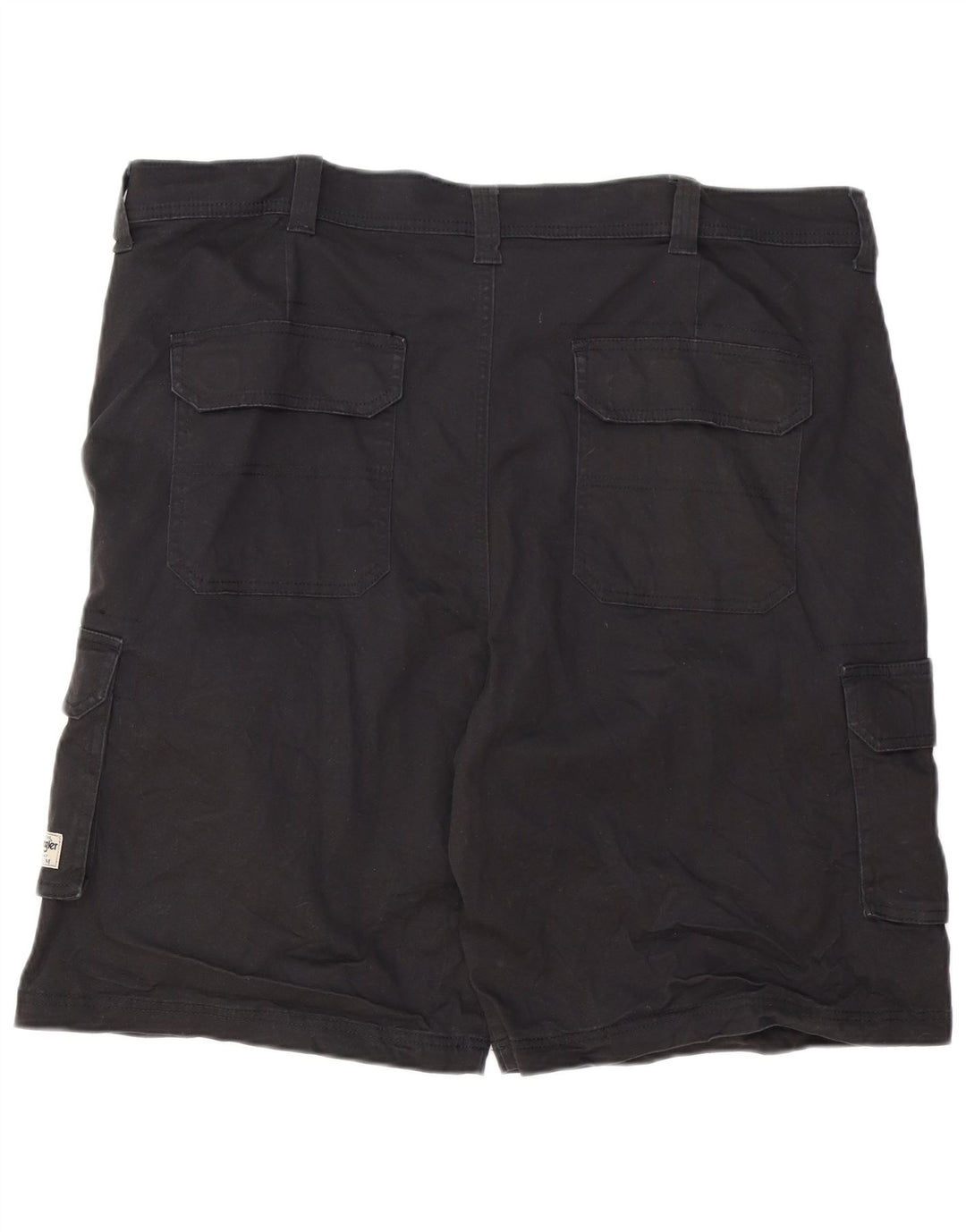 Pantaloni scurți cargo WRANGLER pentru bărbați W40 XL, bumbac negru