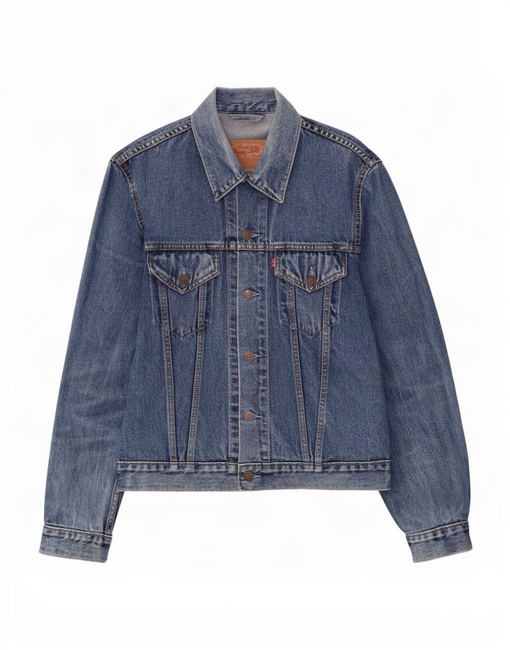 Jachetă de blugi pentru bărbați Levi's UK 40, mare, albastru, bumbac