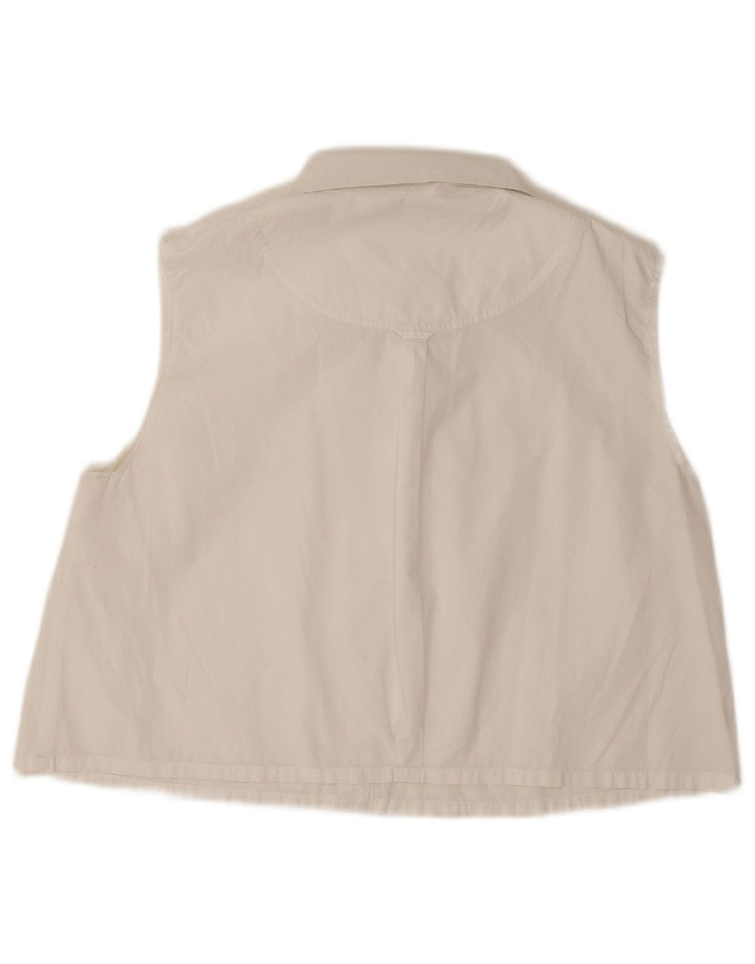 Bluză cămașă fără mâneci pentru femei Max & Co. UK 12 Medium White