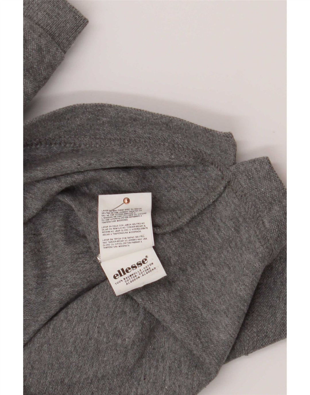 Tricou polo pentru bărbați Ellesse 2XL bumbac gri