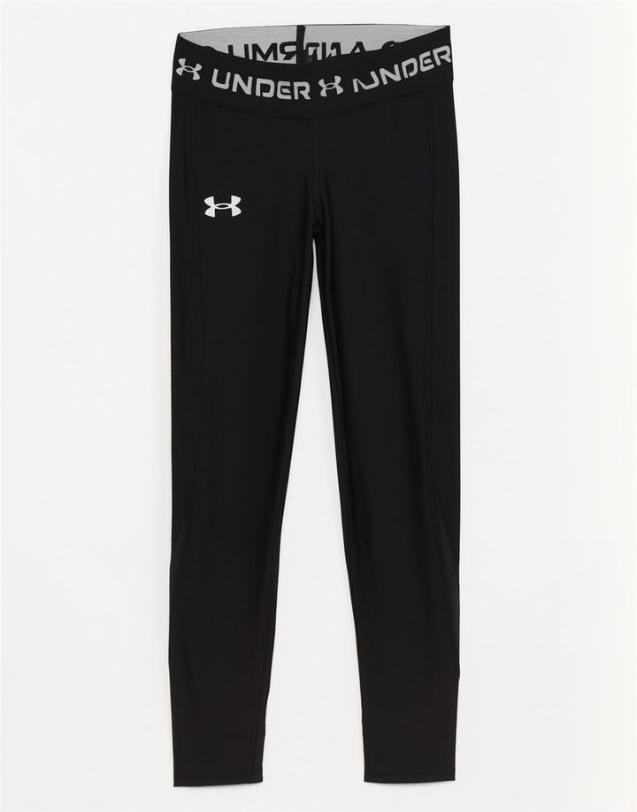 Jambiere grafice pentru fete Under Armour 12-13 ani negru