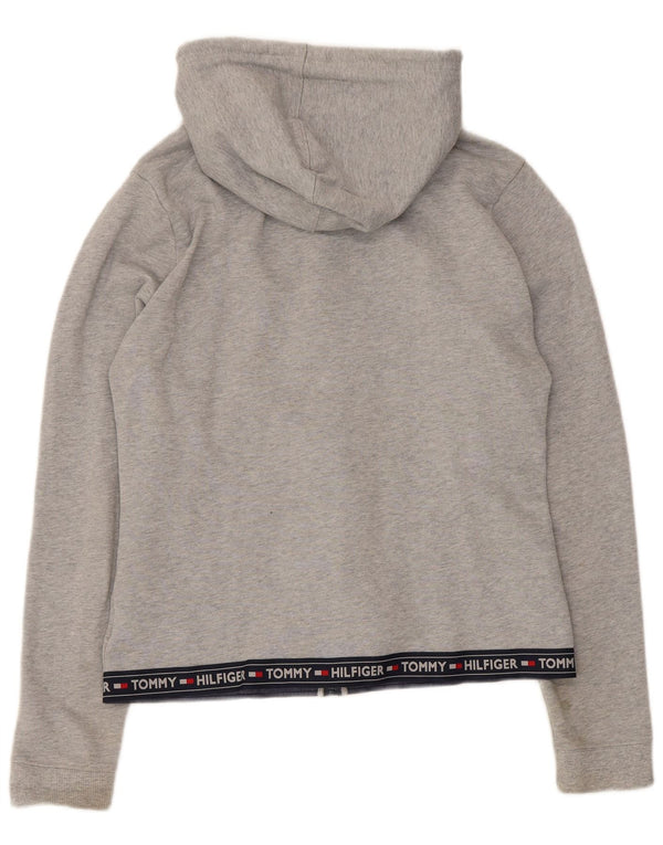 Pulover Tommy Hilfiger pentru femei, cu fermoar, UK 14, mare, gri