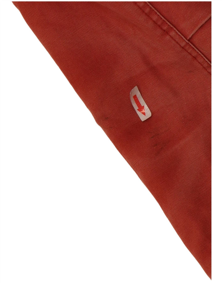 Jachetă bomber cu glugă Quiksilver pentru femei UK 12, bumbac roșu mediu