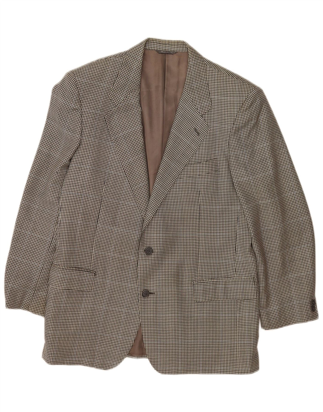 Jachetă pentru bărbați Policarpo, cu 2 nasturi, UK 38 Medium Gri Houndstooth
