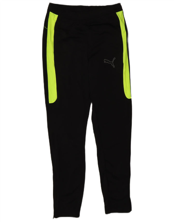 Pantaloni de trening PUMA pentru bărbați, negru, poliester color bloc