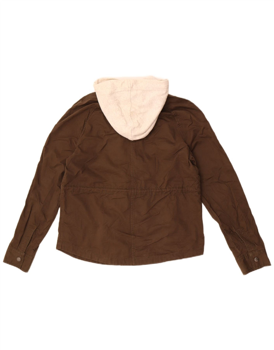 Jachetă bomber cu glugă Superdry pentru femei UK 14, bumbac kaki mediu