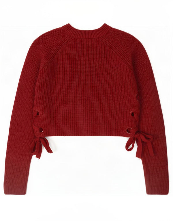 Pulover cu gât țestoasă Topshop pentru femei, UK 10 Mic Bordeaux