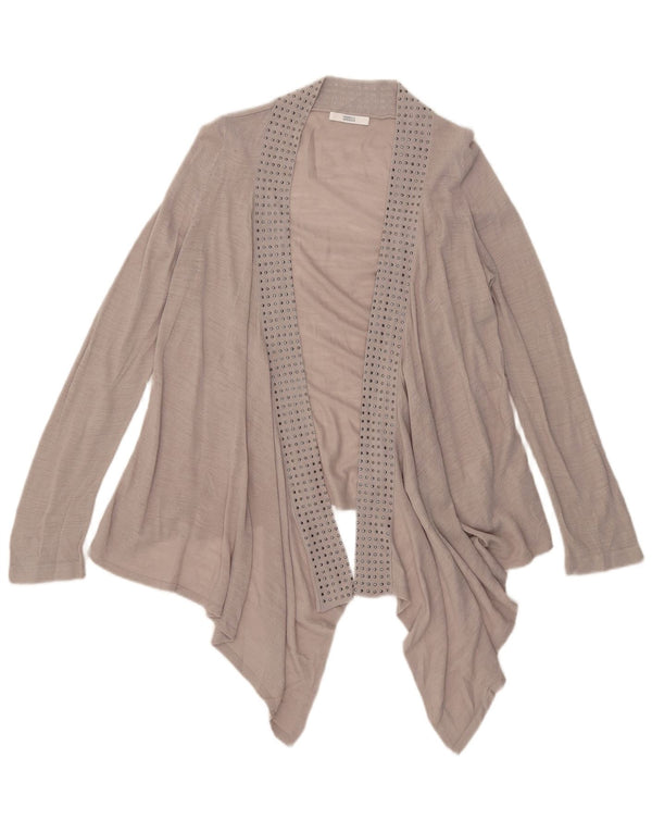 Top cardigan asimetric pentru femei Marks & Spencer UK 14 Medium Gri Acrilic