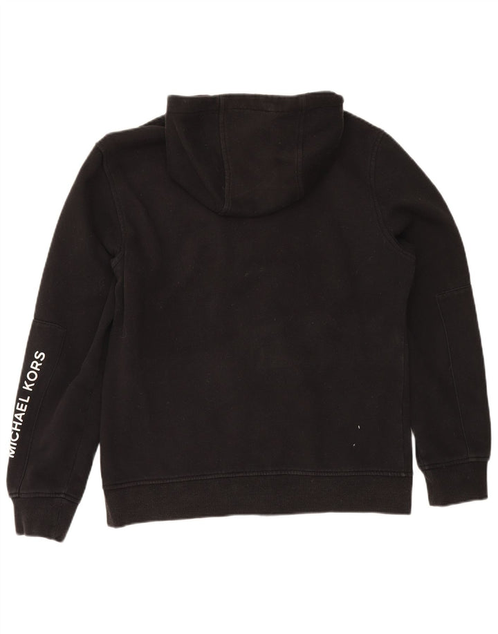 Pulover Michael Kors pentru bărbați, cu fermoar grafic, bumbac mediu negru