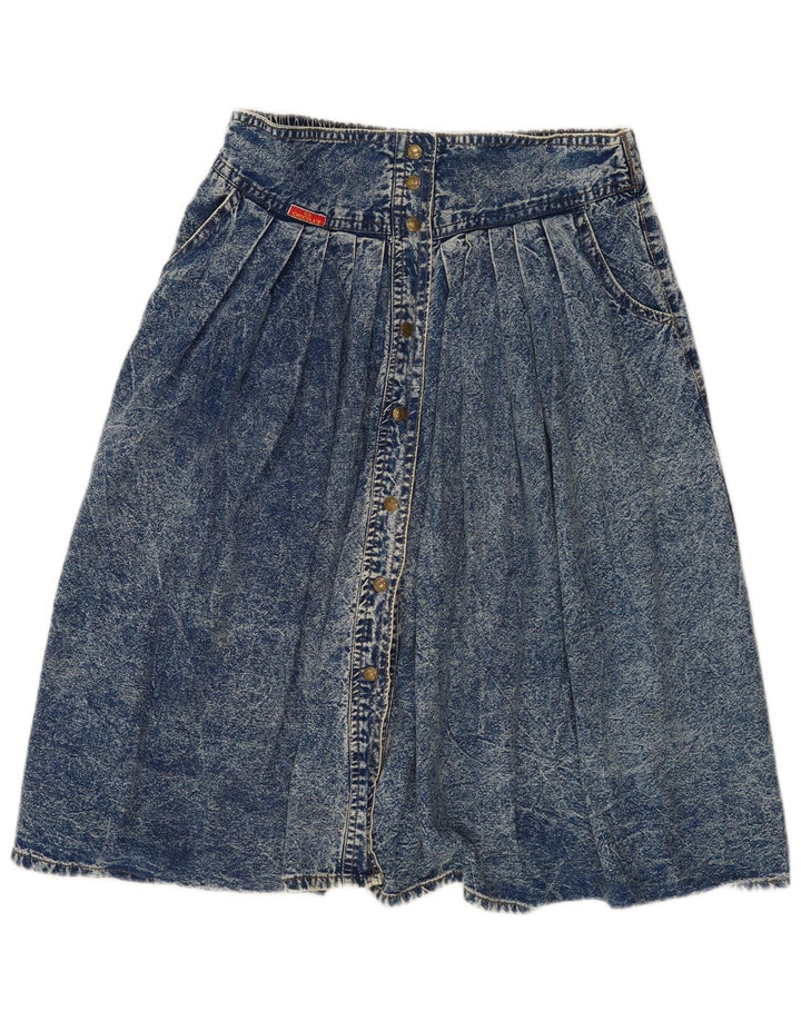 Fusta de blugi vintage pentru femei W32 Large Blue