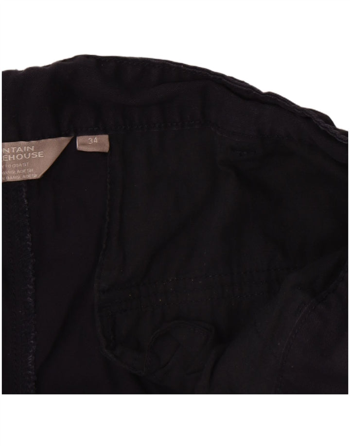 Pantaloni scurți cargo pentru bărbați Mountain Warehouse W34, mari, albastru, bumbac
