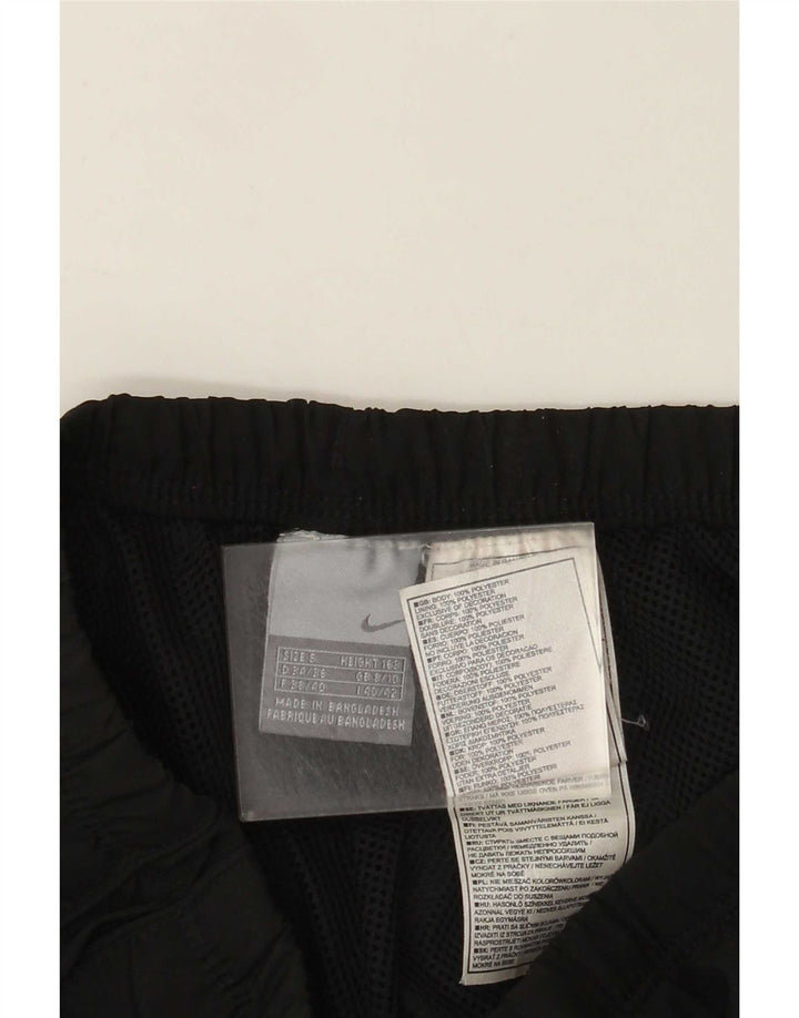 Pantaloni de trening Capri Nike pentru femei UK 8/10 Poliester negru mic