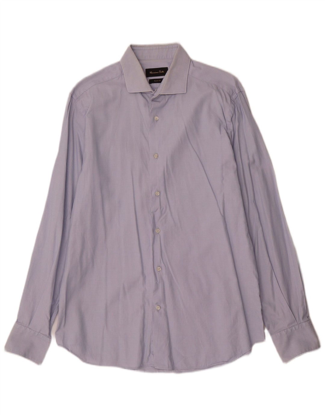 Cămașă Massimo Dutti Bărbați Slim Fit Mărimea 41 16 Mare Albastru