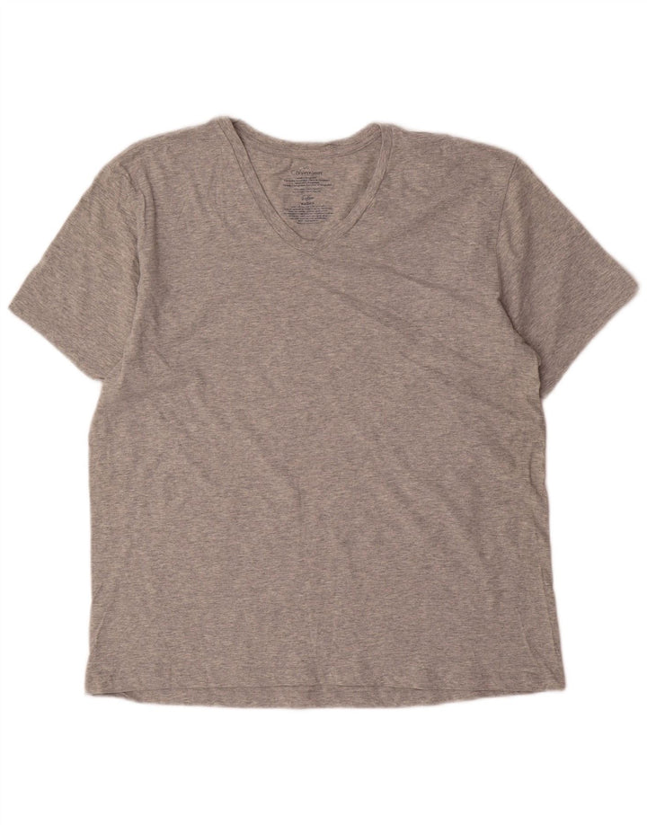 Tricou Calvin Klein pentru bărbați Top mare din bumbac cu pete gri