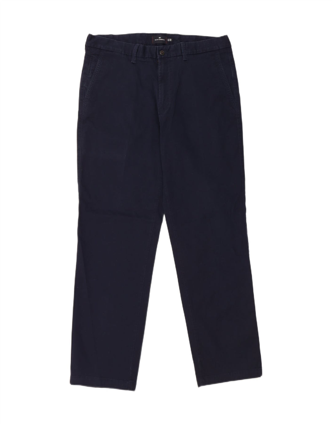 Pantaloni chino pentru bărbați Marks & Spencer, Blue Harbour, L38 L33, bumbac bleumarin