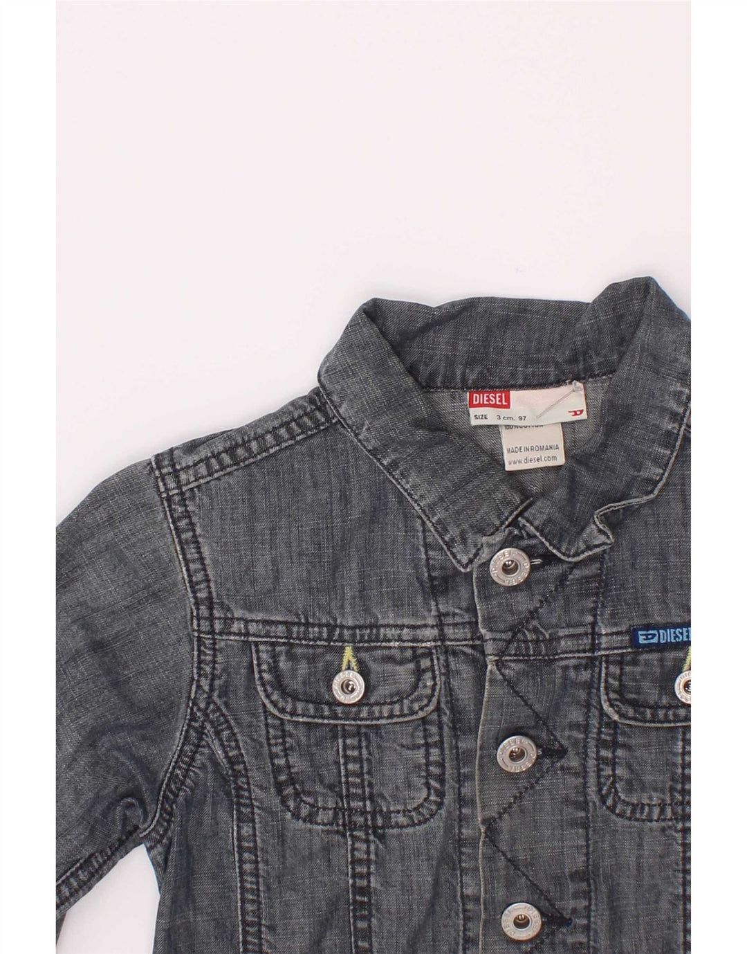 Jachetă Denim Diesel Băieți 2-3 Ani Bumbac Albastru