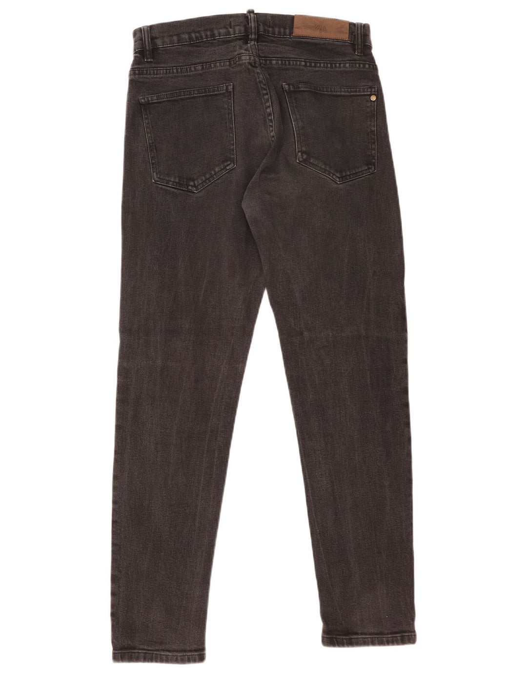Blugi slim pentru bărbați Zara EU 42 Large W32 L30 Negri