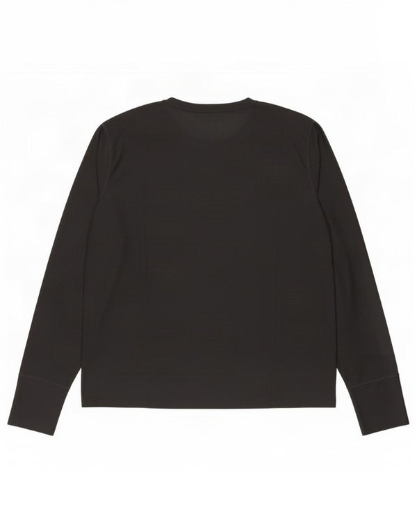 Adidas Aeroready Top cu mânecă lungă pentru femei UK 20/22 XL Poliester negru