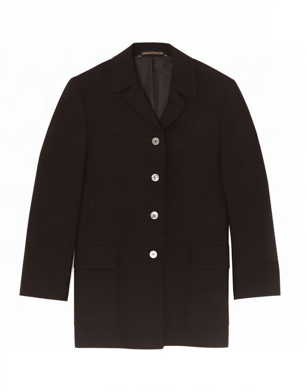 Marks & Spencer pentru femei St. Michael Blazer Jacket UK 12 Medium Black