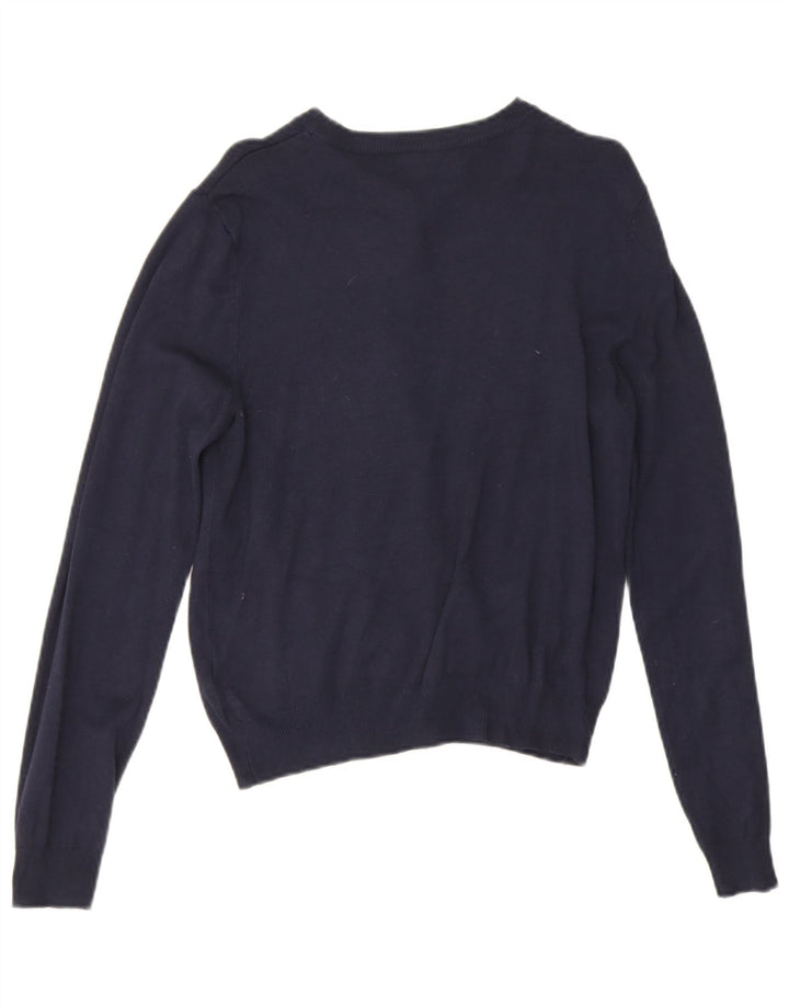 Pulover cardigan pentru femei Marks & Spencer UK 12 Medium Bleumarin Viscoză